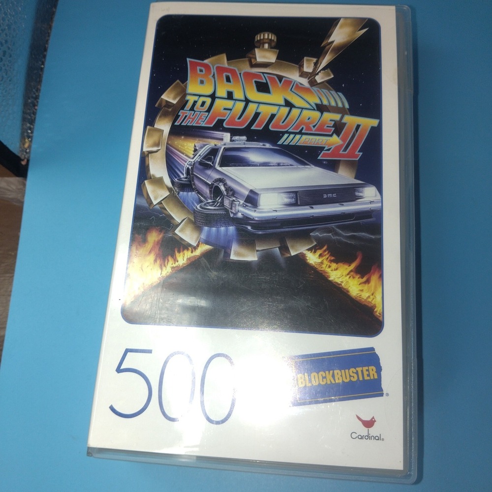 Back to the Future Part II Blockbuster VHS Case 500 Piece Puzzle Cardinal New